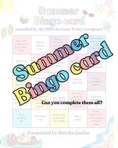 Summer Bingo Card