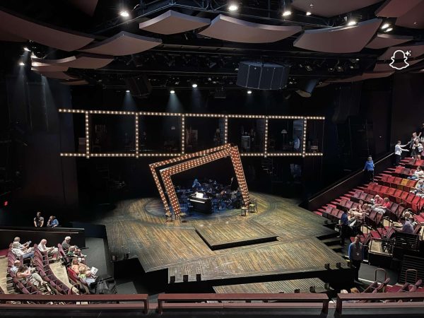 The stage in the Guthrie Theater