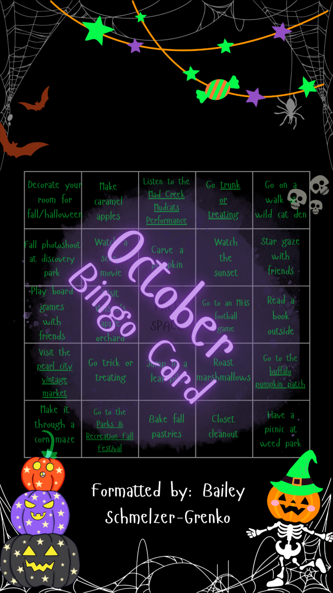 October Bingo Card