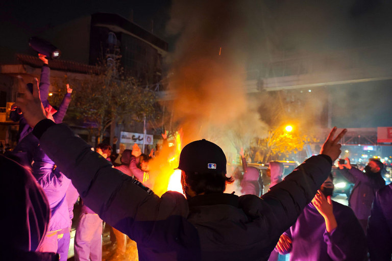 Photo of the protests in Iran from January 8th, 2026.